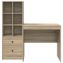 Escritorio con Almacenamiento  Roble Sonoma Madera Elaborada | Foro24.es | Tu tienda online para hogar, jardín y más Foro24.es