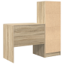 Escritorio con Almacenamiento  Roble Sonoma Madera Elaborada | Foro24.es | Tu tienda online para hogar, jardín y más Foro24.es
