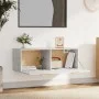 Wandschrank aus betongrauem Sperrholz, 100 x 36,5 x 35 cm von vidaXL, Schließfächer und Lagerschränke - Ref: Foro24-812946, P...
