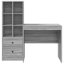 Escritorio  con Almacenamiento Gris Sonoma Madera Elaborada | Foro24.es | Tu tienda online para hogar, jardín y más Foro24.es