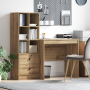 Escritorio  con almacenamiento de roble artesanal y madera elaborada | Foro24.es | Tu tienda online para hogar, jardín y más Foro24.es