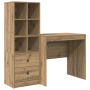 Escritorio  con almacenamiento de roble artesanal y madera elaborada | Foro24.es | Tu tienda online para hogar, jardín y más Foro24.es