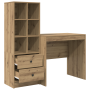 Escritorio  con almacenamiento de roble artesanal y madera elaborada | Foro24.es | Tu tienda online para hogar, jardín y más Foro24.es