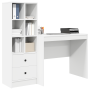 Escritorio con Almacenamiento Blanco Madera Elaborada | Foro24.es | Tu tienda online para hogar, jardín y más Foro24.es