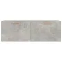 Wandschrank aus betongrauem Sperrholz, 100 x 36,5 x 35 cm von vidaXL, Schließfächer und Lagerschränke - Ref: Foro24-812946, P...