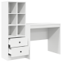 Escritorio con Almacenamiento Blanco Madera Elaborada | Foro24.es | Tu tienda online para hogar, jardín y más Foro24.es