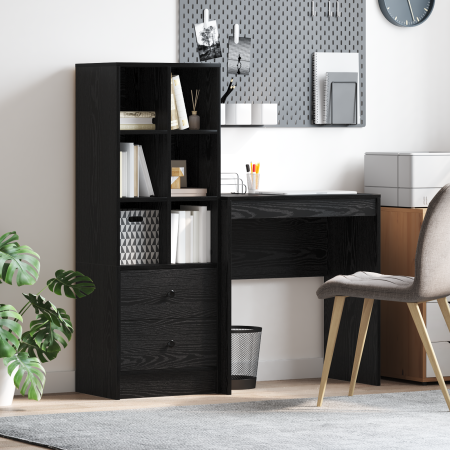 Escritorio con almacenamiento Roble negro Madera elaborada | Foro24.es | Tu tienda online para hogar, jardín y más Foro24.es