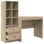 escritorio con almacenamiento roble sonoma madera ingenierizada | Foro24.es | Tu tienda online para hogar, jardín y más Foro24.es
