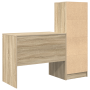 escritorio con almacenamiento roble sonoma madera ingenierizada | Foro24.es | Tu tienda online para hogar, jardín y más Foro24.es