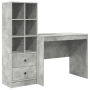 Escritorio con almacenamiento Gris concreto Madera ingenierada | Foro24.es | Tu tienda online para hogar, jardín y más Foro24.es
