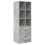Escritorio con almacenamiento Gris concreto Madera ingenierada | Foro24.es | Tu tienda online para hogar, jardín y más Foro24.es