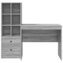 Escritorio con Almacenamiento Gris Sonoma Madera Ingeniada | Foro24.es | Tu tienda online para hogar, jardín y más Foro24.es