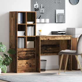 Escritorio con Almacenamiento Madera Vieja Madera Ingenierizada von , Sideboards - Ref: Foro24-3337367, Preis: 153,90 €, Raba...