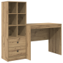 Escritorio con Almacenamiento Roble Artesanal Madera Elaborada de , Aparadores - Ref: Foro24-3337368, Precio: 159,62 €, Descu...