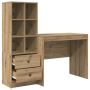 Escritorio con Almacenamiento Roble Artesanal Madera Elaborada de , Aparadores - Ref: Foro24-3337368, Precio: 159,62 €, Descu...