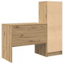 Escritorio con Almacenamiento Roble Artesanal Madera Elaborada de , Aparadores - Ref: Foro24-3337368, Precio: 159,62 €, Descu...