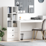Escritorio Blanco de Madera MDF con Almacenamiento de , Aparadores - Ref: Foro24-3337369, Precio: 167,13 €, Descuento: %