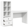 Escritorio Blanco de Madera MDF con Almacenamiento de , Aparadores - Ref: Foro24-3337369, Precio: 167,13 €, Descuento: %