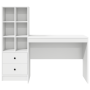 Escritorio Blanco de Madera MDF con Almacenamiento de , Aparadores - Ref: Foro24-3337369, Precio: 167,13 €, Descuento: %