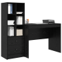 Escritorio con Almacenamiento Roble Negro Madera Ingenierizada | Foro24.es | Tu tienda online para hogar, jardín y más Foro24.es