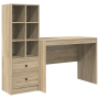 Escritorio con Almacenamiento Roble Sonoma Madera | Foro24.es | Tu tienda online para hogar, jardín y más Foro24.es