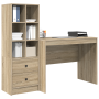 Escritorio con Almacenamiento Roble Sonoma Madera | Foro24.es | Tu tienda online para hogar, jardín y más Foro24.es