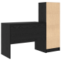 Escritorio con Almacenamiento Roble Negro Madera Ingenierizada | Foro24.es | Tu tienda online para hogar, jardín y más Foro24.es