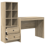 Escritorio con Almacenamiento Roble Sonoma Madera | Foro24.es | Tu tienda online para hogar, jardín y más Foro24.es