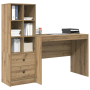 Escritorio con Almacenamiento Roble Artesanal Madera Elaborada | Foro24.es | Tu tienda online para hogar, jardín y más Foro24.es