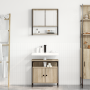 Conjunto de Gabinete de Baño de 2 Piezas en Madera Sonoma de , Tocadores de baño - Ref: Foro24-3345129, Precio: 110,99 €, Des...