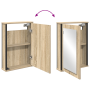 Juego de Gabinetes de Baño de 2 Piezas de Madera de Roble Claro | Foro24.es | Tu tienda online para hogar, jardín y más Foro24.es