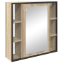 Conjunto de Muebles de Baño de 3 Piezas en Roble Sonoma de Madera de Ingeniería de , Tocadores de baño - Ref: Foro24-3345136,...