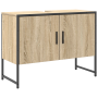 Juego de Muebles de Baño de 3 Piezas de Roble Sonoma de Madera Elaborada de , Tocadores de baño - Ref: Foro24-3345146, Precio...