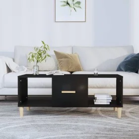 Schwarzer Couchtisch aus Sperrholz 102x50x40 cm von vidaXL, Couchtisch - Ref: Foro24-812691, Preis: 52,09 €, Rabatt: %