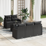 Juego de Sofá de Jardín de 6 Piezas con Cojines Ratán Sintético Negro von , Outdoor-Sofas - Ref: Foro24-3345583, Preis: 436,3...