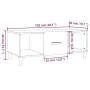 Black plywood coffee table 102x50x40 cm by vidaXL, Coffee table - Ref: Foro24-812691, Price: 52,09 €, Discount: %