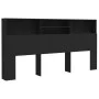 Schwarzes Kopfteilmöbel 200x19x103,5 cm von vidaXL, Kopf- und Fußteile - Ref: Foro24-811890, Preis: 76,00 €, Rabatt: %