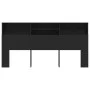 Schwarzes Kopfteilmöbel 200x19x103,5 cm von vidaXL, Kopf- und Fußteile - Ref: Foro24-811890, Preis: 76,00 €, Rabatt: %