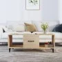 Mesa de centro madera contrachapada roble sonoma 102x50x40 cm de vidaXL, Mesas de centro - Ref: Foro24-812702, Precio: 64,40 ...
