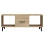 Mesa de centro madera contrachapada roble sonoma 102x50x40 cm de vidaXL, Mesas de centro - Ref: Foro24-812702, Precio: 64,40 ...