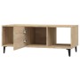 Mesa de centro madera contrachapada roble sonoma 102x50x40 cm de vidaXL, Mesas de centro - Ref: Foro24-812702, Precio: 65,98 €