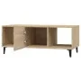 Mesa de centro madera contrachapada roble sonoma 102x50x40 cm de vidaXL, Mesas de centro - Ref: Foro24-812702, Precio: 64,40 ...