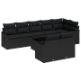 Conjunto de Sofá de Jardín Modular de 9 Piezas con Cojines Beiges de Ratán Sintético von , Outdoor-Sofas - Ref: Foro24-334576...