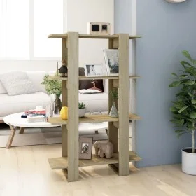 Shelf/divider space in Sonoma oak color, 80x30x123.5 cm by vidaXL, Bookcases and shelves - Ref: Foro24-811577, Price: 55,18 €...