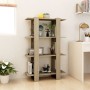 Sonoma eichenfarbenes Regal/Teiler 80x30x123,5 cm von vidaXL, Bücherregale und Regale - Ref: Foro24-811577, Preis: 55,87 €, R...