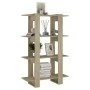 Shelf/divider space in Sonoma oak color, 80x30x123.5 cm by vidaXL, Bookcases and shelves - Ref: Foro24-811577, Price: 55,18 €...