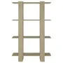 Shelf/divider space in Sonoma oak color, 80x30x123.5 cm by vidaXL, Bookcases and shelves - Ref: Foro24-811577, Price: 55,18 €...
