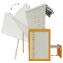 Strandkorb Baldachin Baldachin Kunststoff Rattan weiß grau Holz von vidaXL, Liegen - Ref: Foro24-318654, Preis: 206,32 €, Rab...