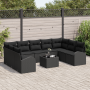 Juego de Sofás de Jardín de 10 Piezas con Cojines Beige Poliratán by , Outdoor sofas - Ref: Foro24-3346213, Price: 631,10 €, ...
