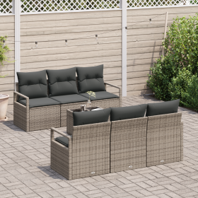 Comprar Conjunto de Sofá de Jardín de 7 Piezas